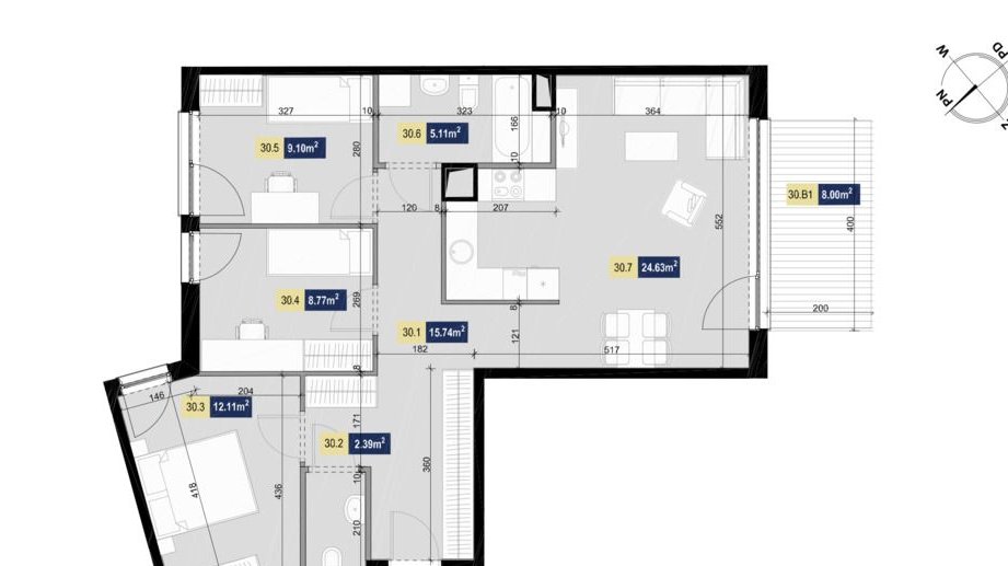 Apartamenty Złota - 4 pokoje, świetna lokalizacja