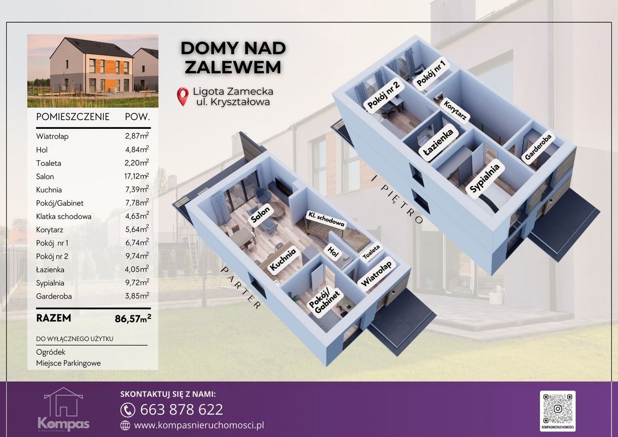 Mieszkanie 86,57 m2 | Nowe | nad ZALEWEM KLUCZBORSKIM
