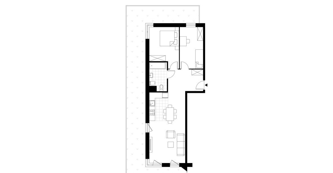 3-pokojowe mieszkanie 63m2 + ogródek Bez Prowizji
