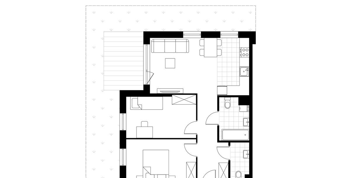 3-pokojowe mieszkanie 61m2 + ogródek Bezpośrednio