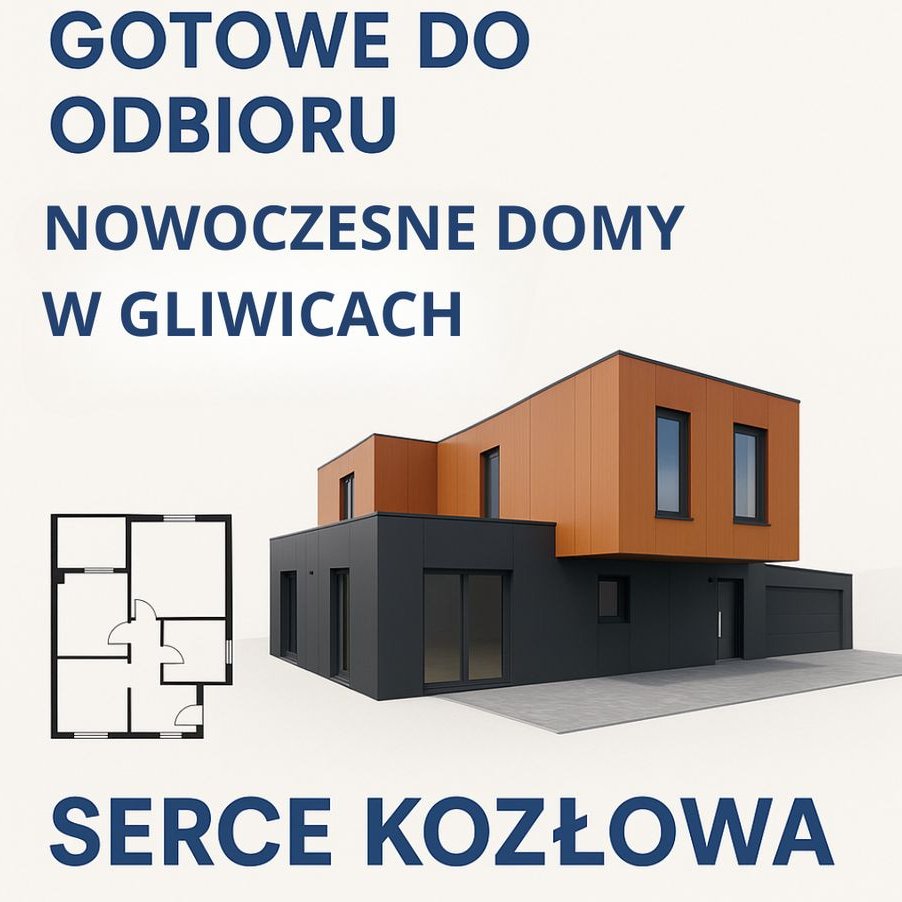 Gliwice - nowoczesny dom w sercu Kozłowa!