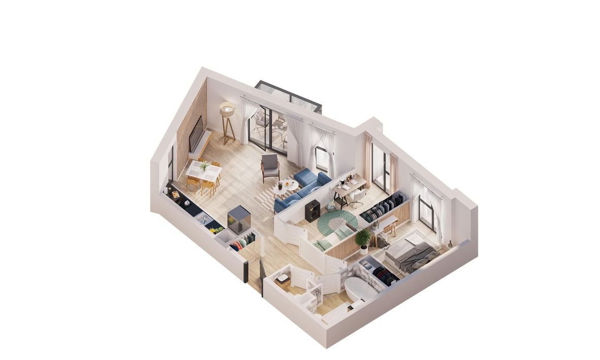 Legnicka Ursus | mieszkanie 3-pok. | A_M05