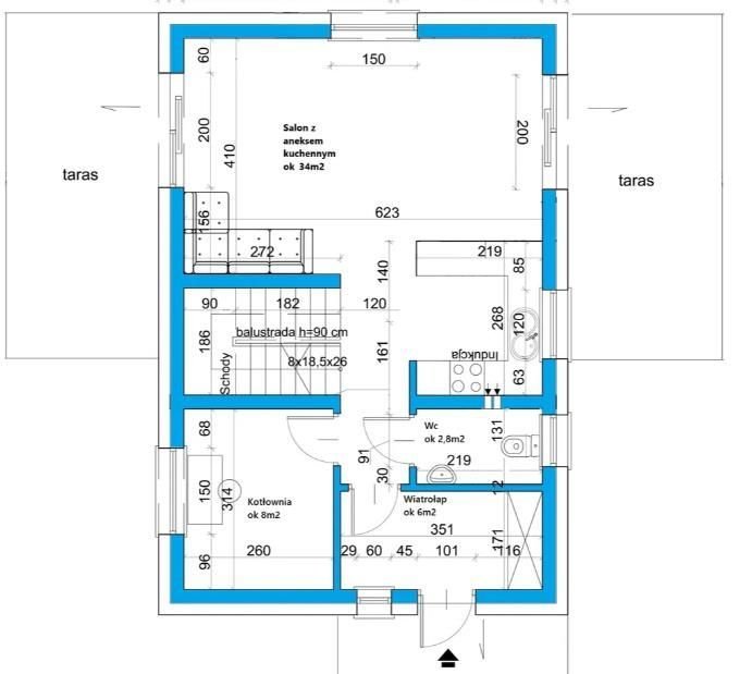 Kompaktowy dom ok.93m2 blisko Milanówka