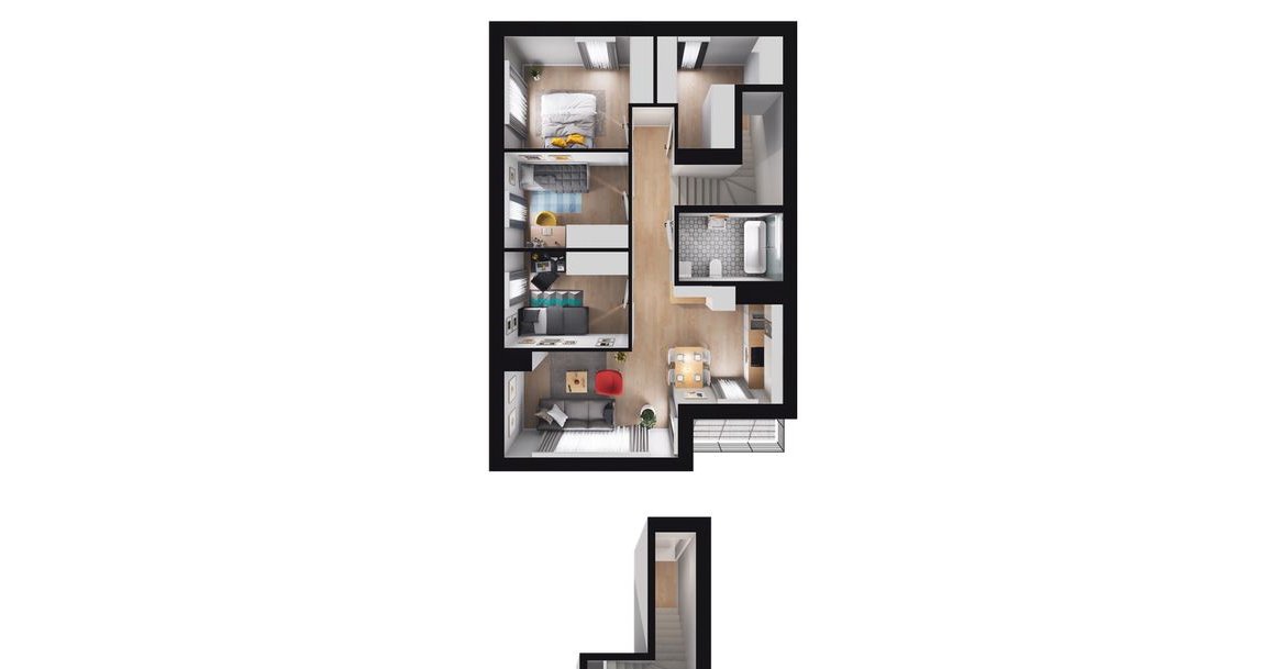 4-pokojowe mieszkanie 62m2 + balkon Bezpośrednio