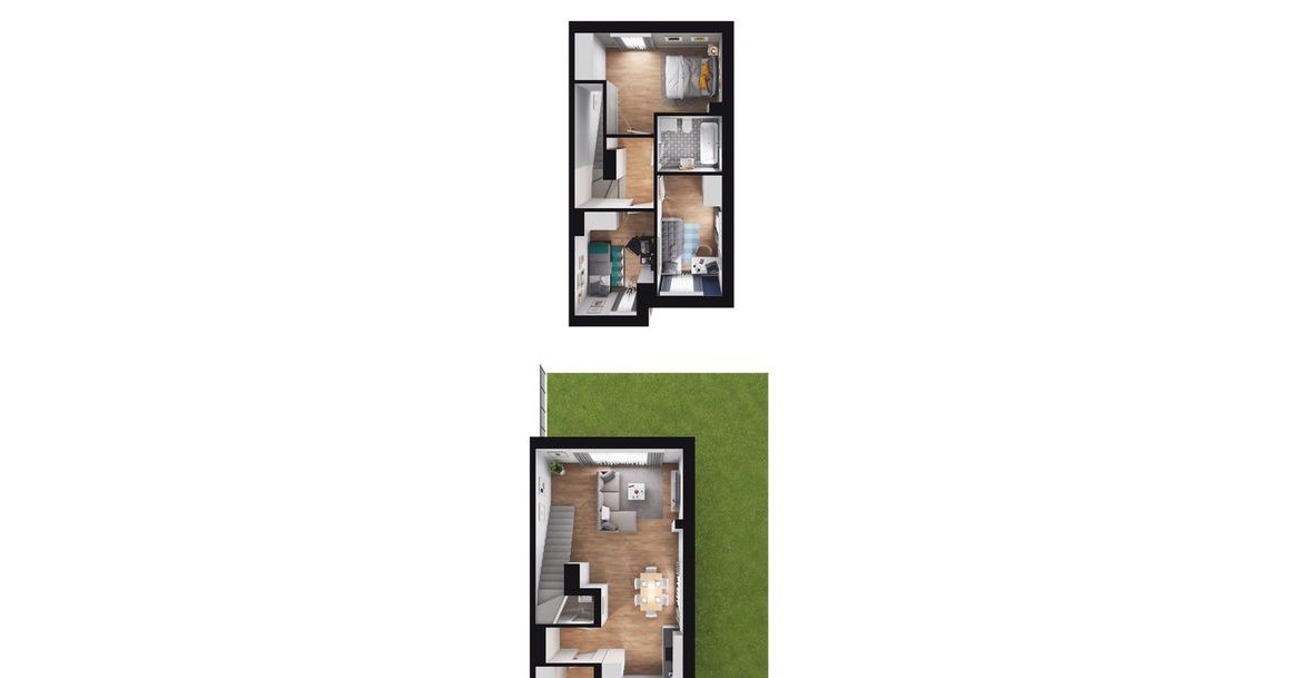 4-pokojowy dom 66m2 + ogródek Bez Pośredników