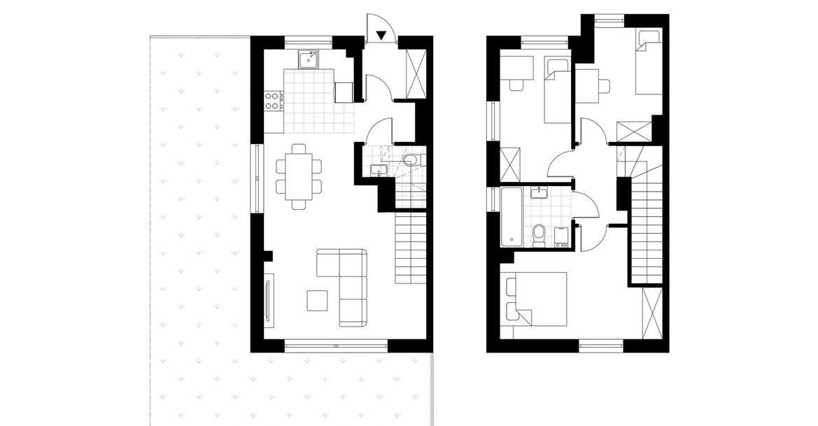4-pokojowy dom 66m2 + ogródek Bezpośrednio