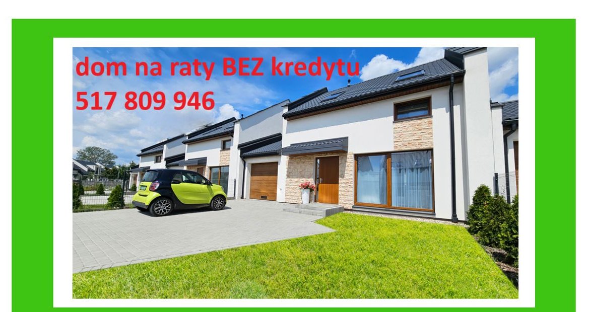 Dom 4-pokojowy na raty BEZ kredytu lub RABAT, 7min od Bemowa