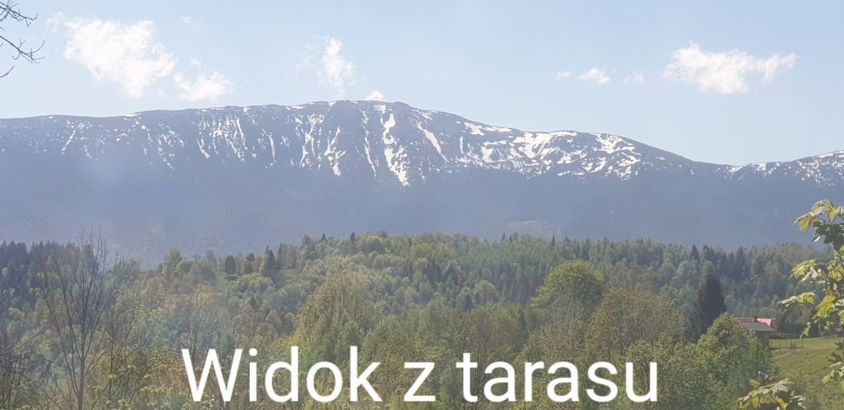 Dom z drewna działka widokowa Zawoja Babia Góra