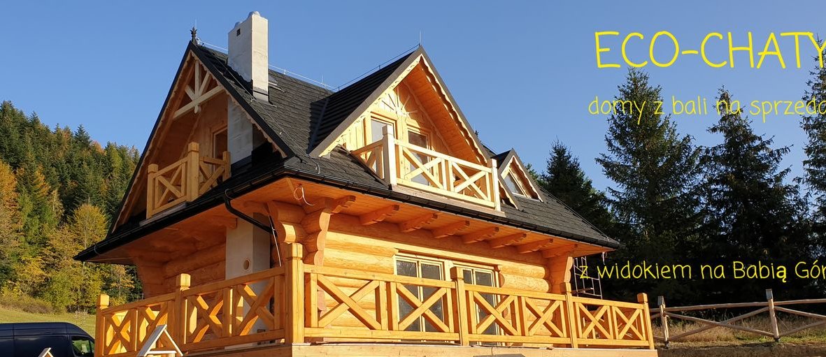 Dom z drewna działka widokowa Zawoja Babia Góra
