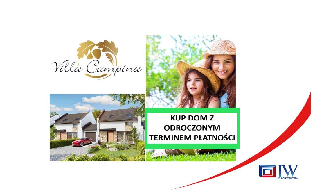 Dom z ogrodem i garażem, raty BEZ KREDYTU lub RABAT
