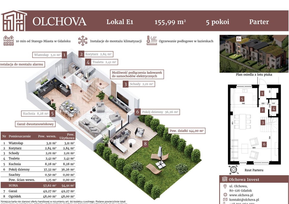 | Dzień Otwarty - 18.04 | Dom 156 m² z ogrodem i garażem 2-stanowiska