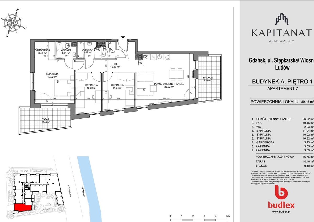 4-pokojowe mieszkanie 86m2 + taras Bez Pośredników