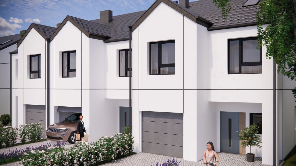 Nowy etap |dom z garażem| Kwitnące Ogrody Gdańsk Kowale Bąkowo 70B