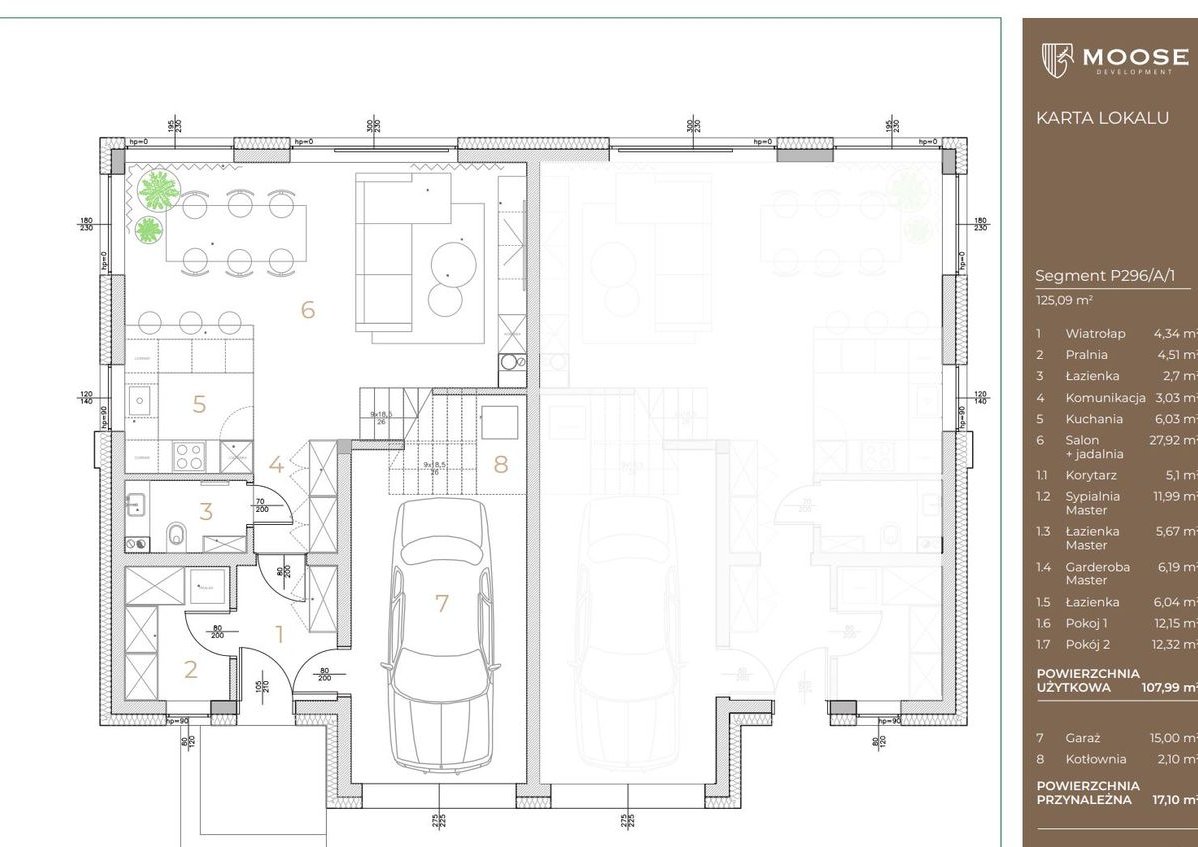 Dom duża działka, połówka bliźniaka, Zaborówek ul. Porzeczkowa etap 2.