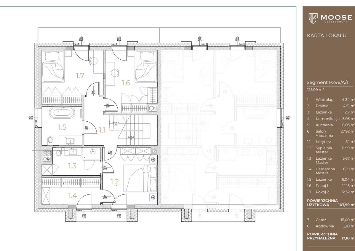Dom duża działka, połówka bliźniaka, Zaborówek ul. Porzeczkowa etap 2.