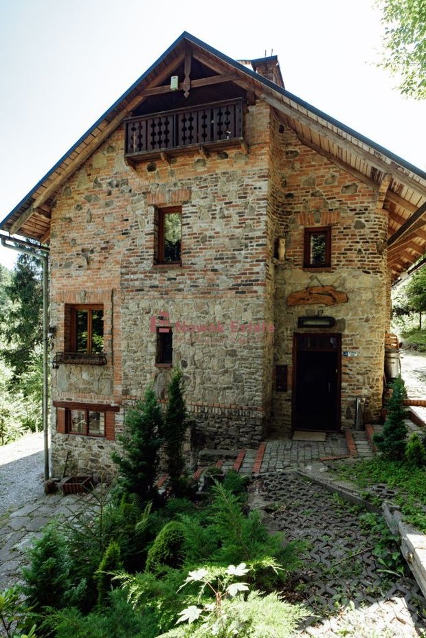 Kamienny dom, las, potok, 72 ary, Beskidy