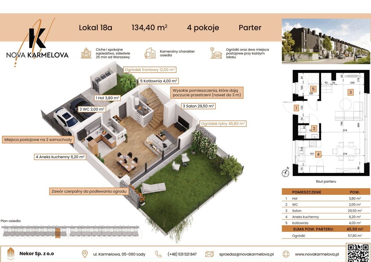 4-pokojowy dom 90m2 + ogródek Bezpośrednio
