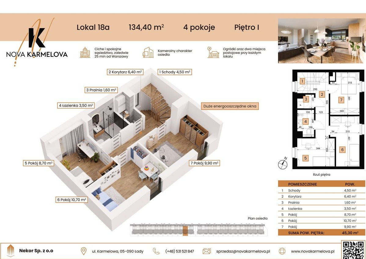 4-pokojowy dom 90m2 + ogródek Bezpośrednio