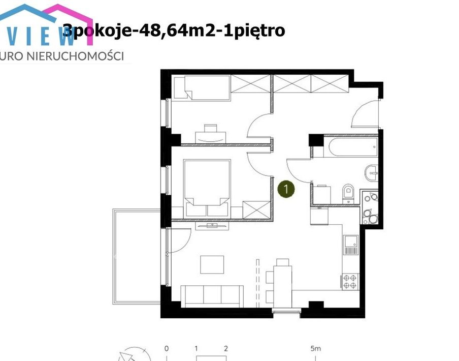 3pokoje/Gdańsk Wrzeszcz/4minuty do Politechniki