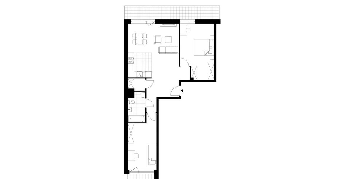 3-pokojowe mieszkanie 73m2 + 2 balkony