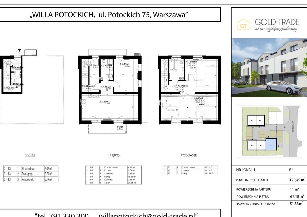 Mieszkanie 5 pokoi, 130 mkw, bez prowizji, 10.900 zł/mkw