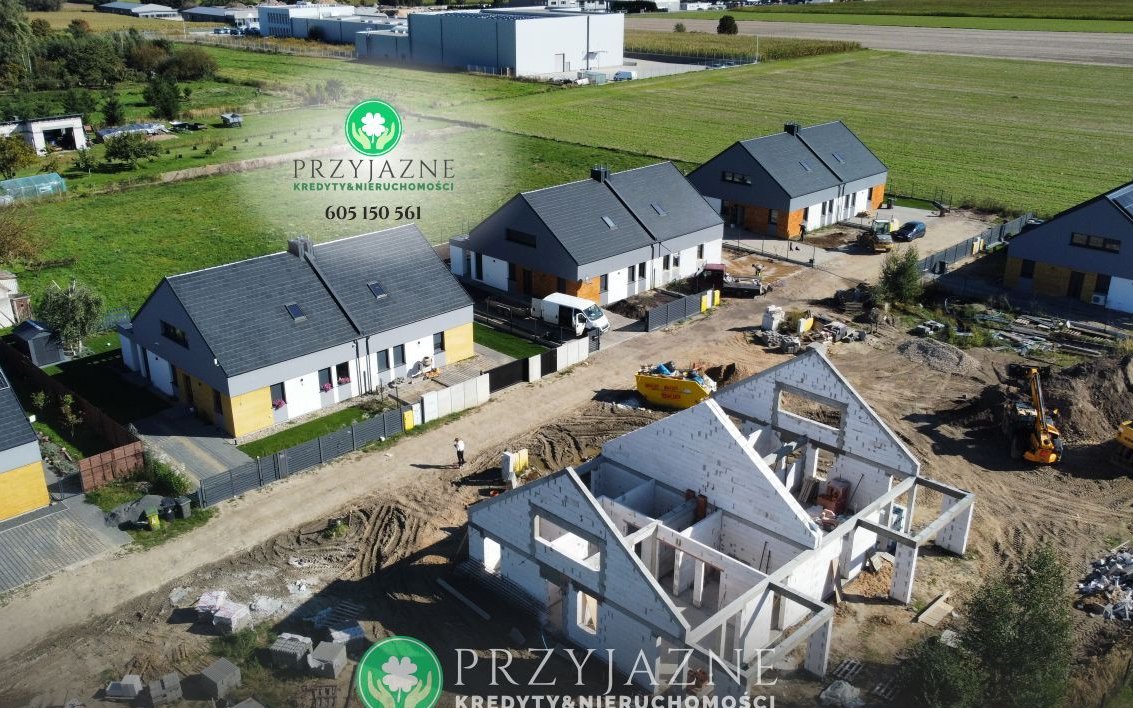 DOMY W ZABUDOWIE BLIŹNIACZEJ - Pobiedziska ul. Północna - PROMOCJA!