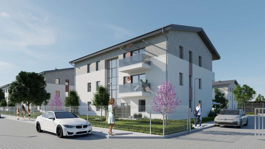 Nowe 2-pokojowe mieszkanie na I piętrze – Wiśniowe Osiedle, Czernikowo