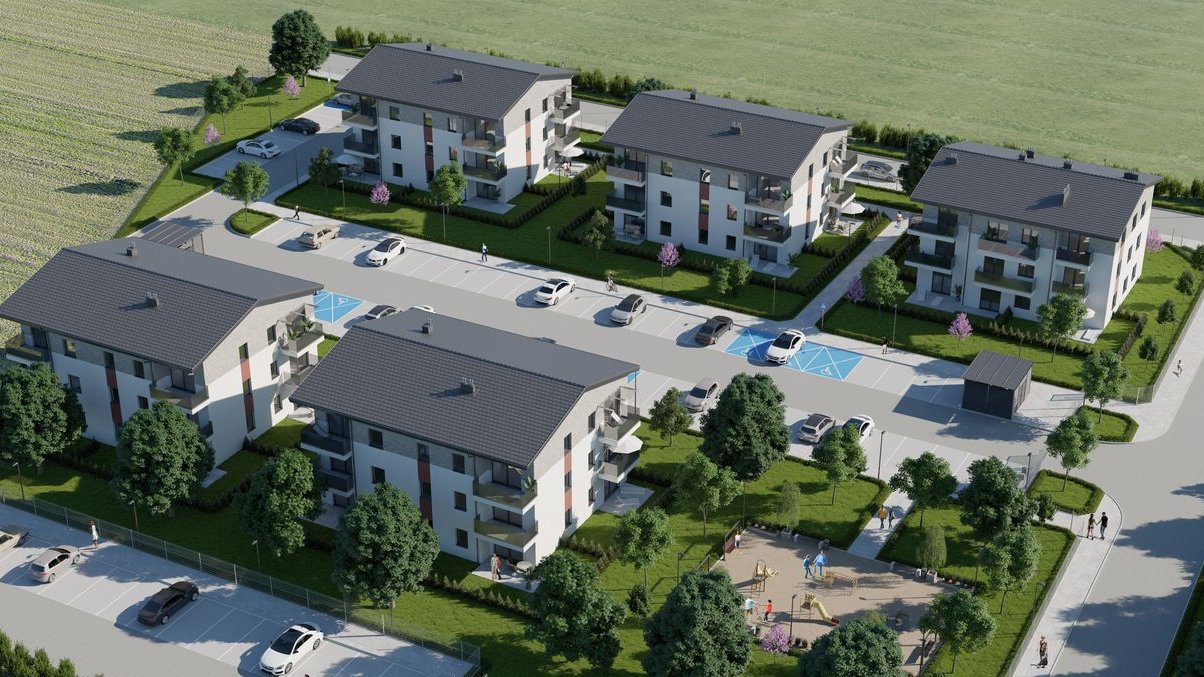 Nowe 2-pokojowe mieszkanie na I piętrze – Wiśniowe Osiedle, Czernikowo