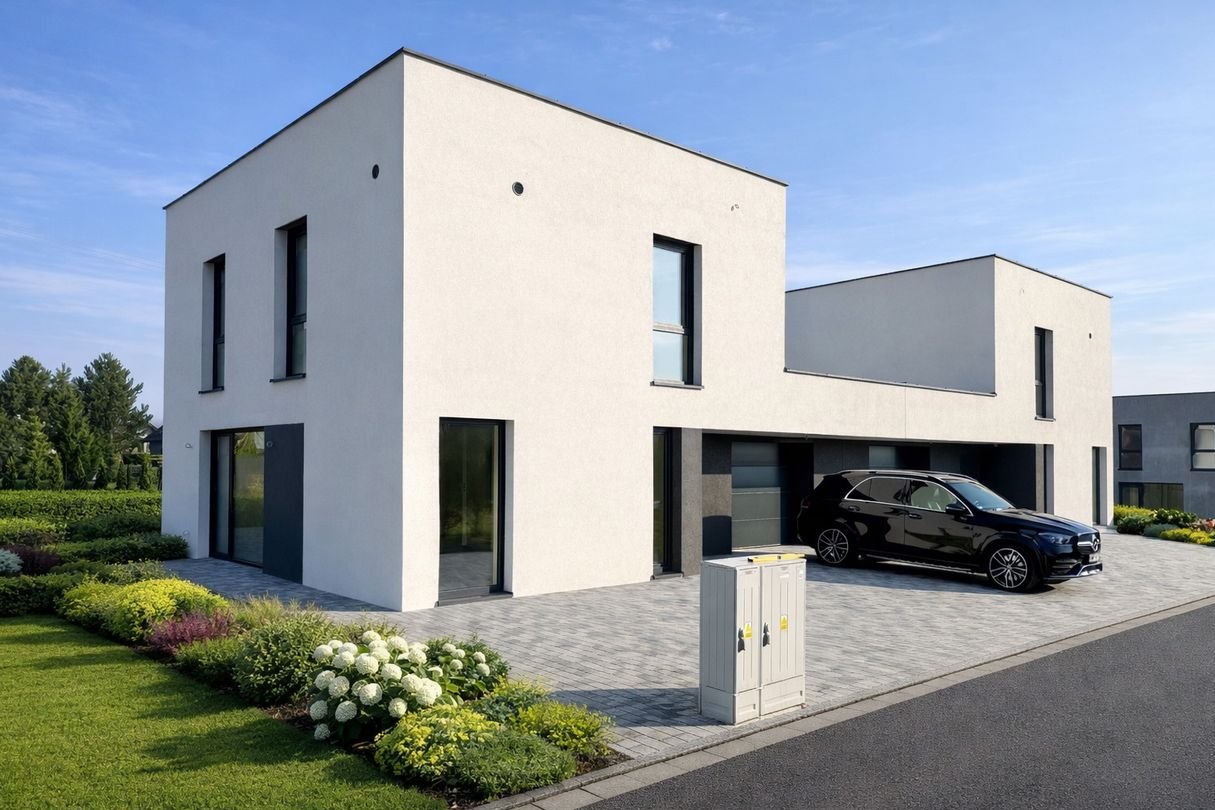 Nowoczesny dom z garażem w spokojnej okolicy, powiat Wodzisław Śląski