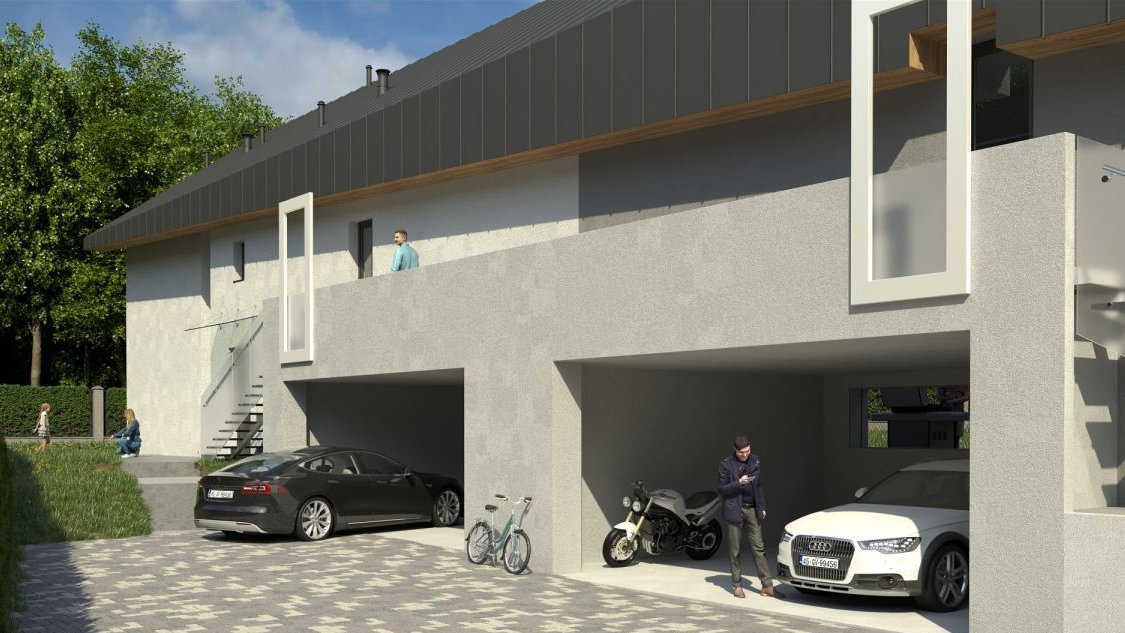 Nowoczesny dom w Libertowie- 97 m2, pompa ciepła