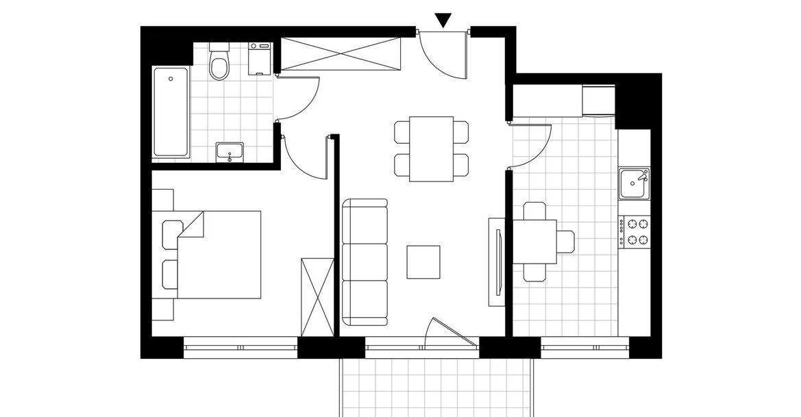 3-pokojowe mieszkanie 58m2 + balkon Bezpośrednio