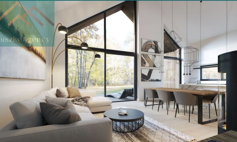 Domy w Różnowie.Stan surowy otwarty, duża działka