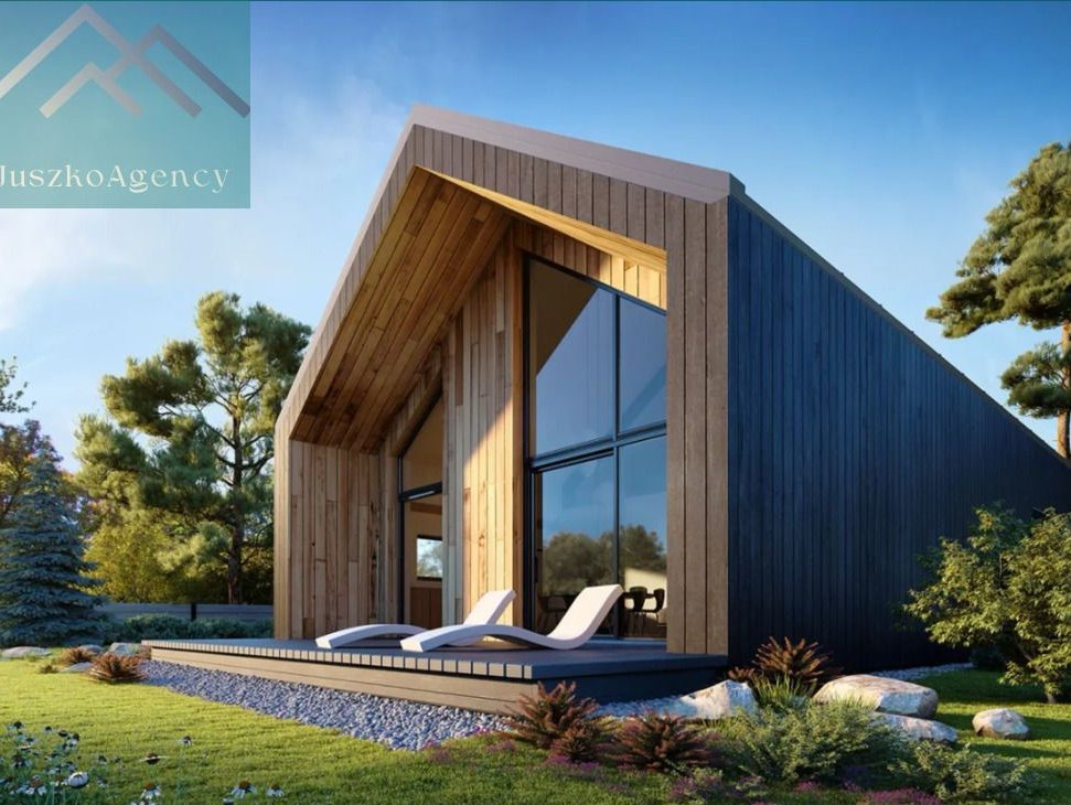 Domy w Różnowie.Stan surowy otwarty, duża działka