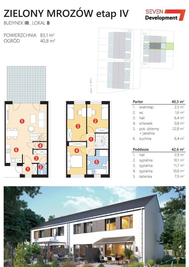Od Dewelopera BEZ Prowizji Dom Ogród Mrozów etap IV