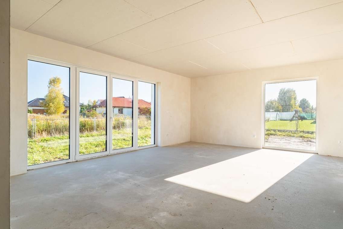 Parterowy dom, 4 pokoje, pompa ciepła, Brzozówka