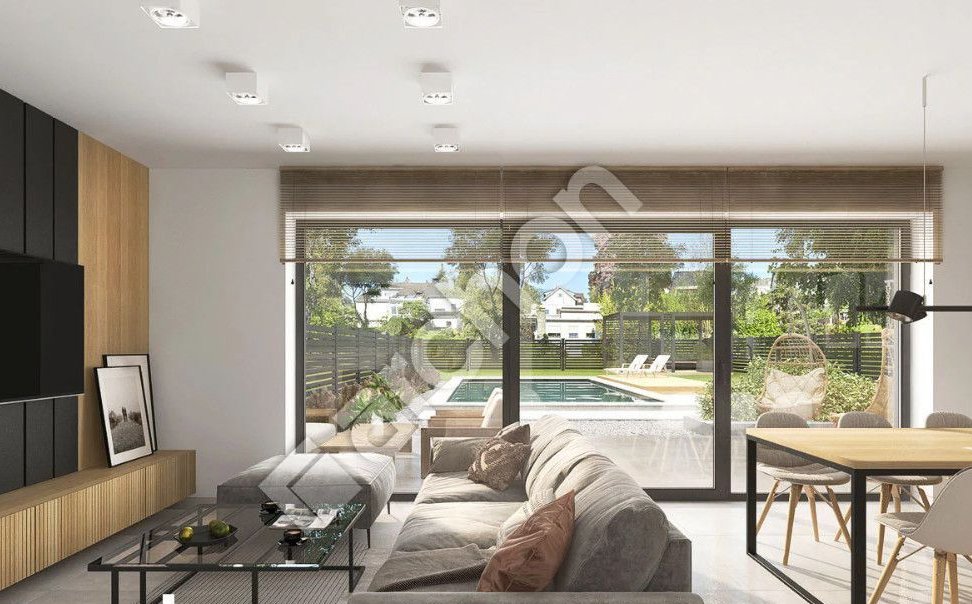 Nowoczesny dom w zabudowie bliźniaczej|bez Pcc 2%