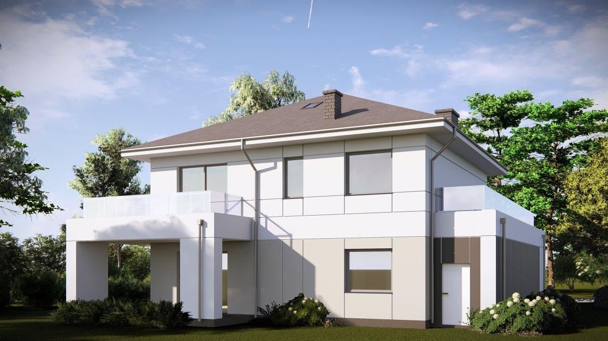 Nowoczesny Dom w Niewodnicy Koryckiej