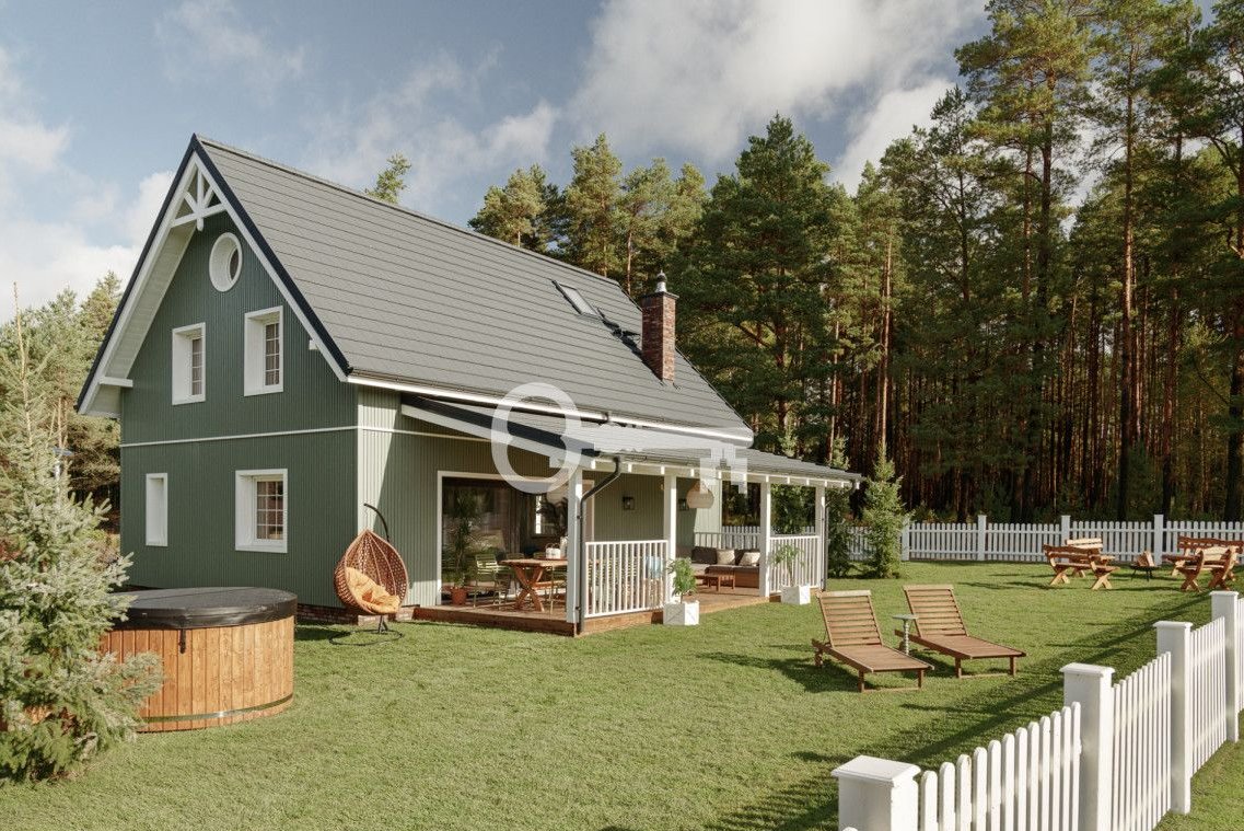 Klimatyczny nowy dom nad kaszubskim jeziorem