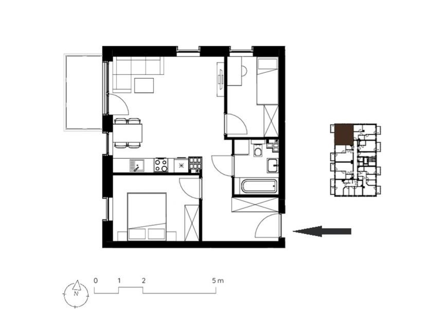 Atrakcyjne 3-pokojowe mieszkanie, 3 km do rynku, Katowice