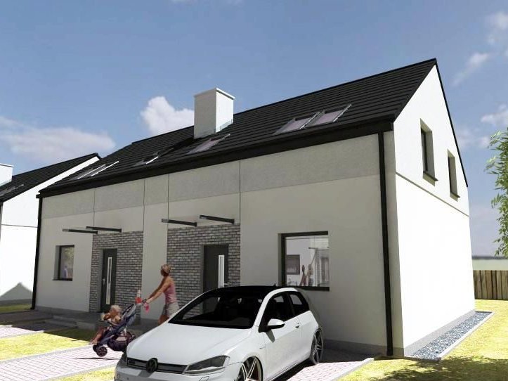 Dom bliźniak - Trąbki Wielkie