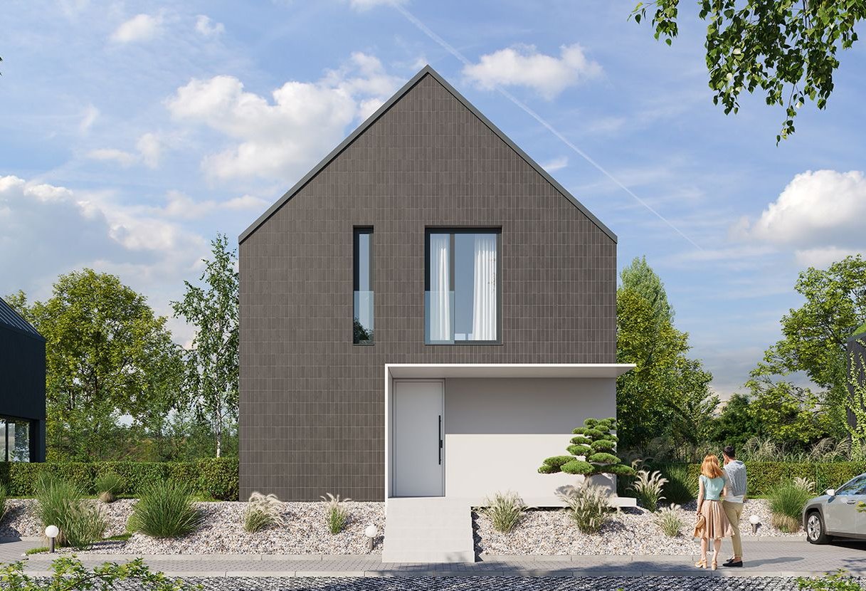 Dom wolnostojacy 128 mkw, ogród, 2 miejsca postojowe, DOM nr 5