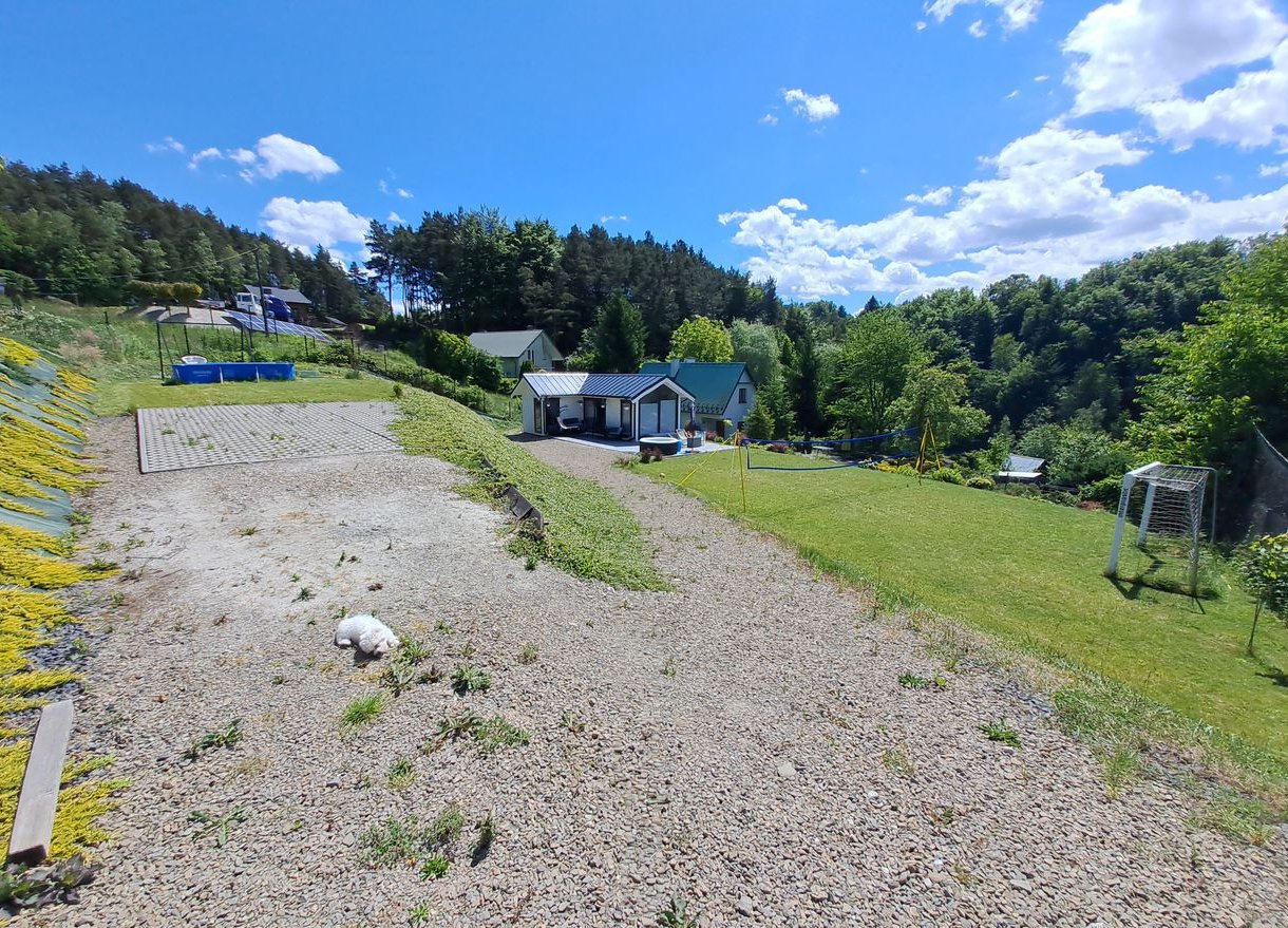 dom działka 11a domek 35m2 nad Jeziorem Rożnowskim Gródek nad Dunajcem