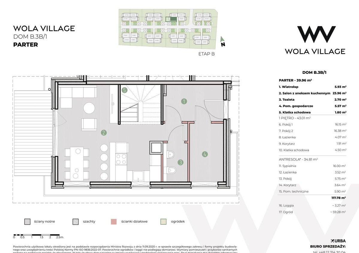 5-pokojowy dom 117m2 + ogródek Bez Pośredników