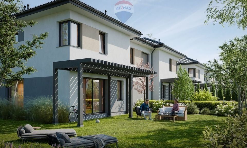 Nowoczesny dom bliźniak w Łazach 1_1B bez Pcc