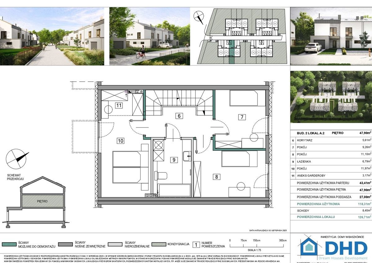 Domy w Baszkówce k./Warszawy - segment 2.A2