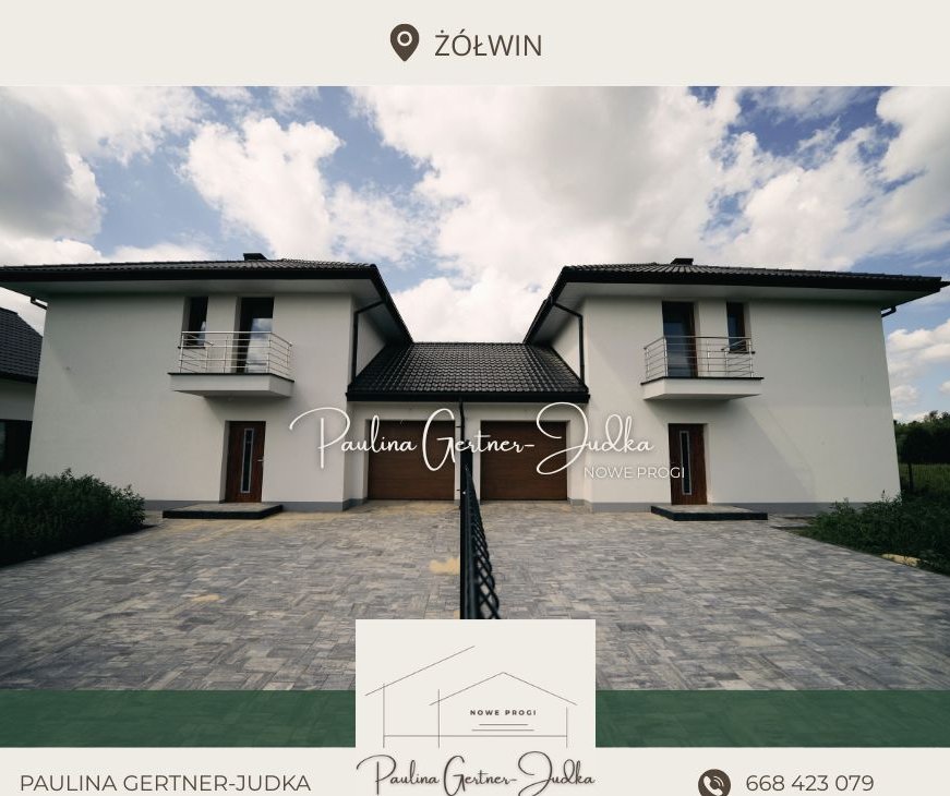 BLIŹNIAK LOKAL 1 - ŻÓŁWIN