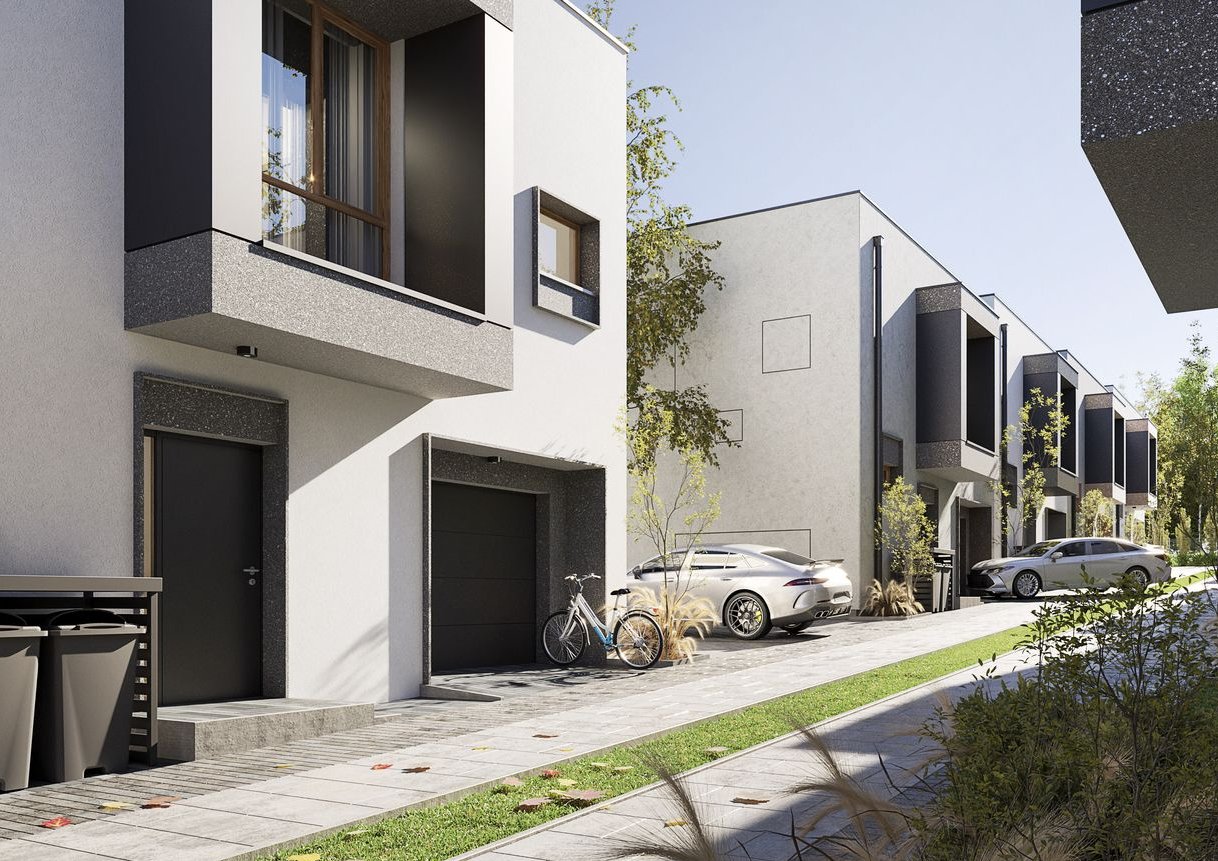 Własny segment z garażem i ogrodem WZGÓRZE KSM