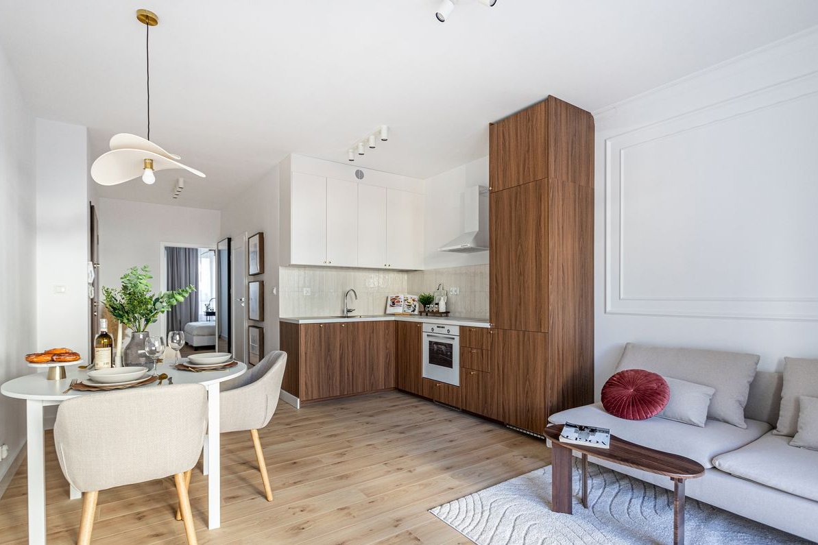 Wykończone 2 pokoje z ogródkiem. Centrum. Wysoki standard