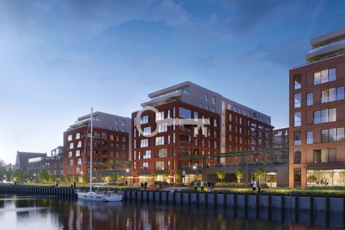 Apartament na najwyższym piętrze przy Motławie