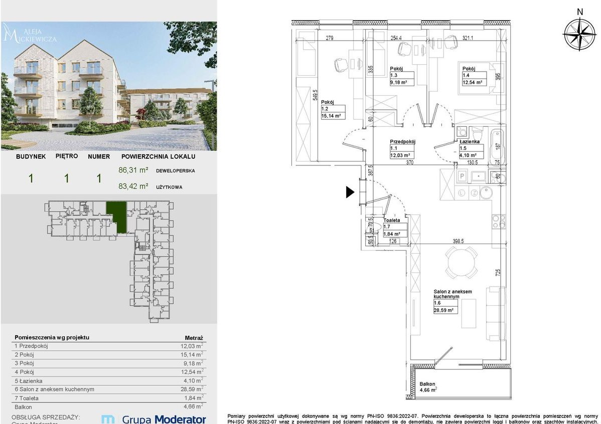 Rodzinne 4 pokoje / Dwie łazienki / Osielsko / Hala garażowa